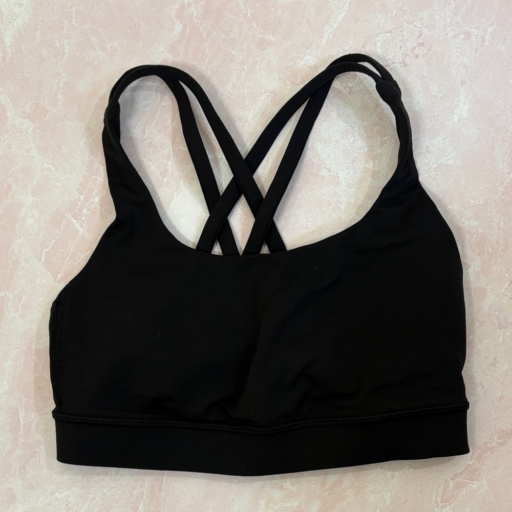 Lululemon Black Double Strap Sports Bra